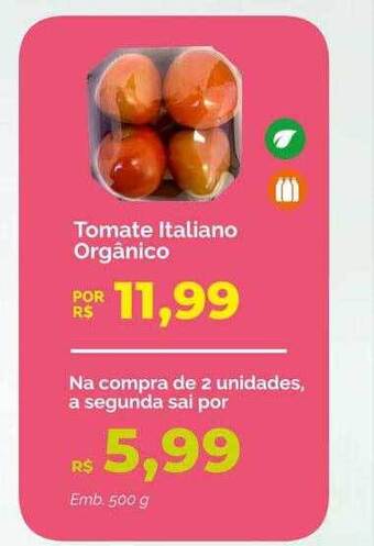 Oba Hortifruti Tomate italiano orgânico oferta