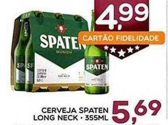 Cerveja spaten long neck