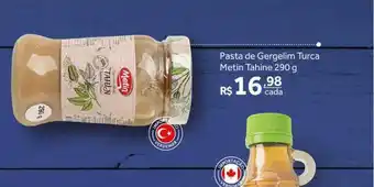 Pasta de gergelim turca metin tahine