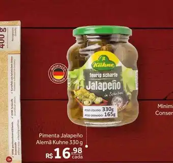 Verdemar Supermercado Pimenta jalapeño alemã kuhne oferta