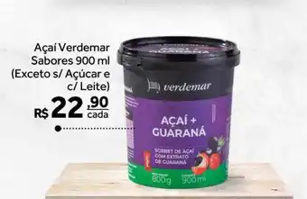 Verdemar Supermercado Açaí verdemar sabores oferta