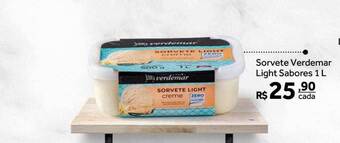 Verdemar Supermercado Sorvete verdemar light sabores oferta
