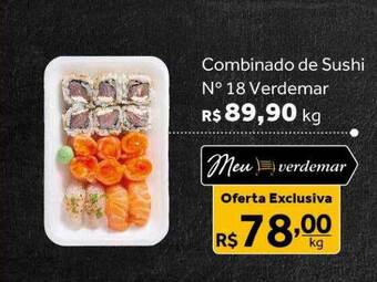 Verdemar Supermercado Combinado de sushi n° 18 verdemar oferta