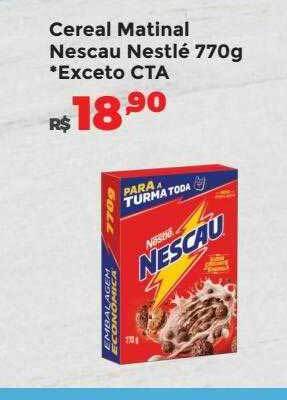 Villarreal Supermercados Cereal matinal nescau nestlé oferta