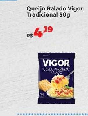 Villarreal Supermercados Queijo ralado vigor tradicional oferta