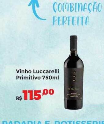 Villarreal Supermercados Vinho luccarelli primitivo oferta