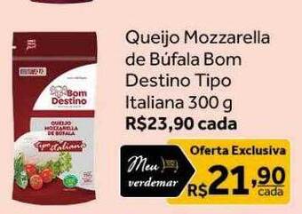 Queijo mozzarella de búfala bom destino tipo italiana