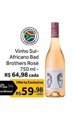 Vinho sul-africano bad brothers rosé
