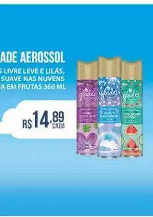 Verdemar Supermercado Glade aerossol oferta