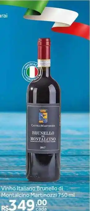 Verdemar Supermercado Vinho italiano brunello di montalcino martinozzi oferta