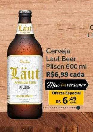 Verdemar Supermercado Cerveja laut beer pilsen oferta