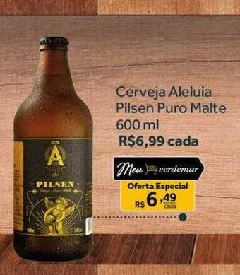 Verdemar Supermercado Cerveja aleluia pilsen puro malte oferta