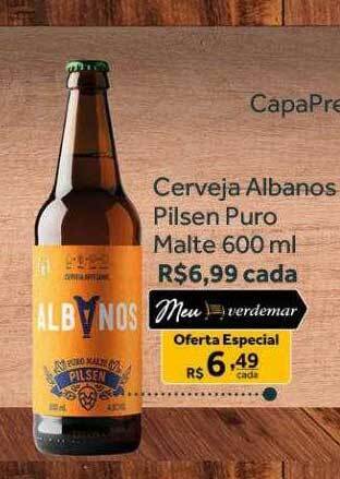 Verdemar Supermercado Cerveja albanos pilsen puro malte oferta