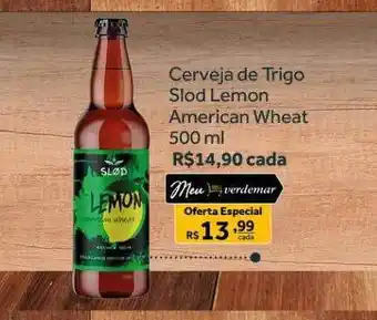Verdemar Supermercado Cerveja de trigo slod lemon american wheat oferta