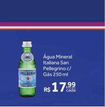 Verdemar Supermercado Água mineral italiana san pellegrino c gás oferta