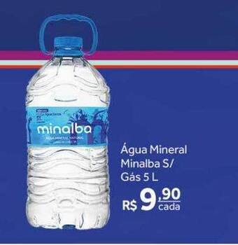 Verdemar Supermercado Água mineral minalba s gás oferta