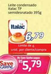 Supermercados Savegnago Leite condensado italac semidesnatado oferta