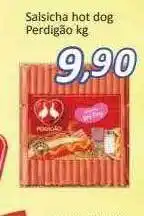 Supermercados Savegnago Salsicha hot dog perdigão kg oferta