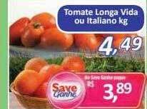 Supermercados Savegnago Tomate longa vida ou italiano kg oferta