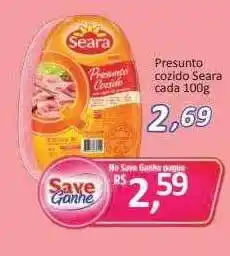 Supermercados Savegnago Presunto cozido seara oferta