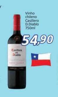 Supermercados Savegnago Vinho chileno casillero d diablo oferta