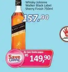 Whisky johnnie walker black label sherry finish