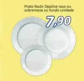 Supermercados Savegnago Prato nadir opaline raso ou sobremesa ou fundo oferta