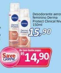 Desodorante Aerosol Rexona Fem 150ml Clinical - Supermercado Savegnago