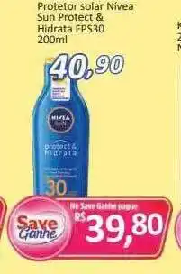 Supermercados Savegnago Protetor solar nivea sun protect & hidrata fps30 oferta