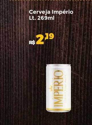 Villarreal Supermercados Cerveja império oferta