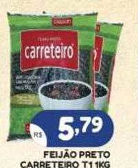 Bramil Supermercados Feijão preto carreteiro t1 oferta