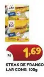 Bramil Supermercados Steak de frango lar cong. oferta