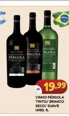 Bramil Supermercados Vinho pérgola tinto-branco seco-suave oferta