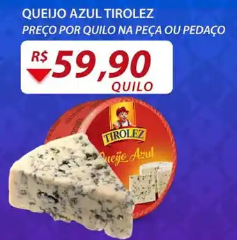 Assaí Atacadista Queijo Azul Tirolez 1kg oferta