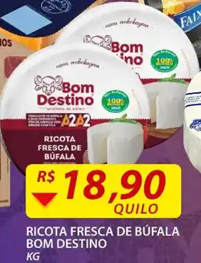 Ricota fresca de Bufala Bom Destino 1kg