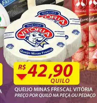 Assaí Atacadista Queijo Minas Frescal Vitoria 1kg oferta