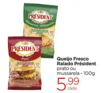Carrefour Market Queijo Fresco Ralado President 100g oferta
