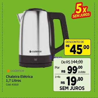 Deltasul Chaleira elétrica oferta
