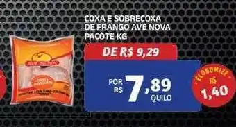 Bahamas Mix Coxa e sobrecoxa de frango ave nova pacote kg oferta