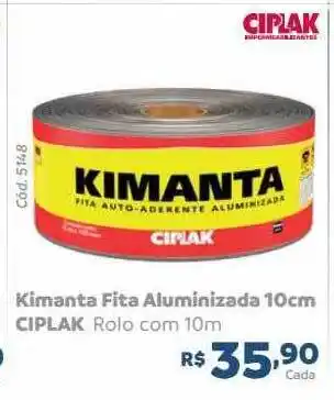 Tumkus Kimanta fita aluminizada 10cm ciplak oferta
