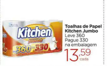 Toalhas de Papel Kitchen Jumbo