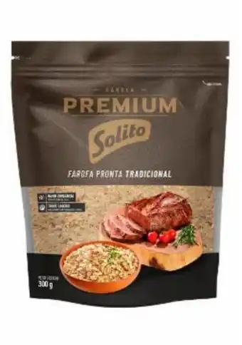 Farofa pronta solito premium tradicional 300g