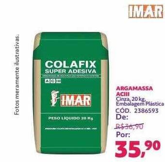 Telhanorte Argamassa aciii imar oferta