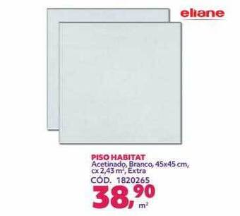 Telhanorte Piso habitat eliane oferta