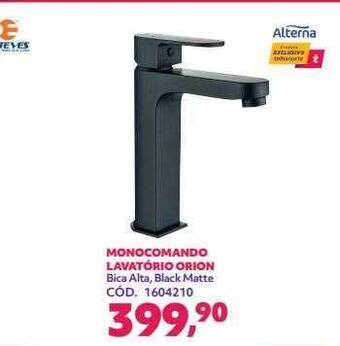 Monocomando lavatório orion alterna