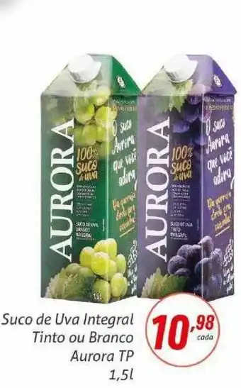 Suco de uva integral tinto ou branco aurora tp