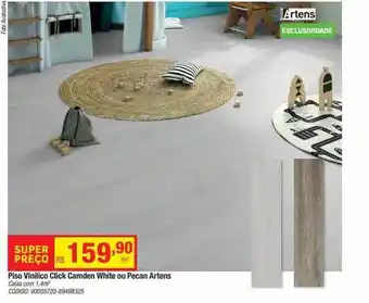 Leroy Merlin Piso vinilico click camden white ou pecan artens oferta