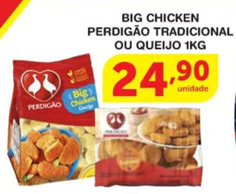 Roldão Big Chicken Perdigao tradicional ou queijo 1kg oferta