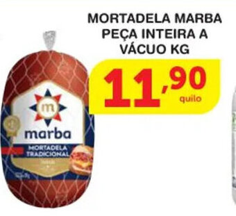Roldão Mortadela Marba Peca Interia a Vacuo 1kg oferta