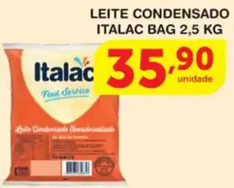 Roldão Leite Condensado Italac bag 2.5kg oferta